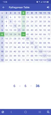 Multiplication Table. Axiom android App screenshot 3